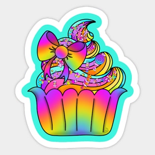 Rainbow Sprinkles - Blue Sticker